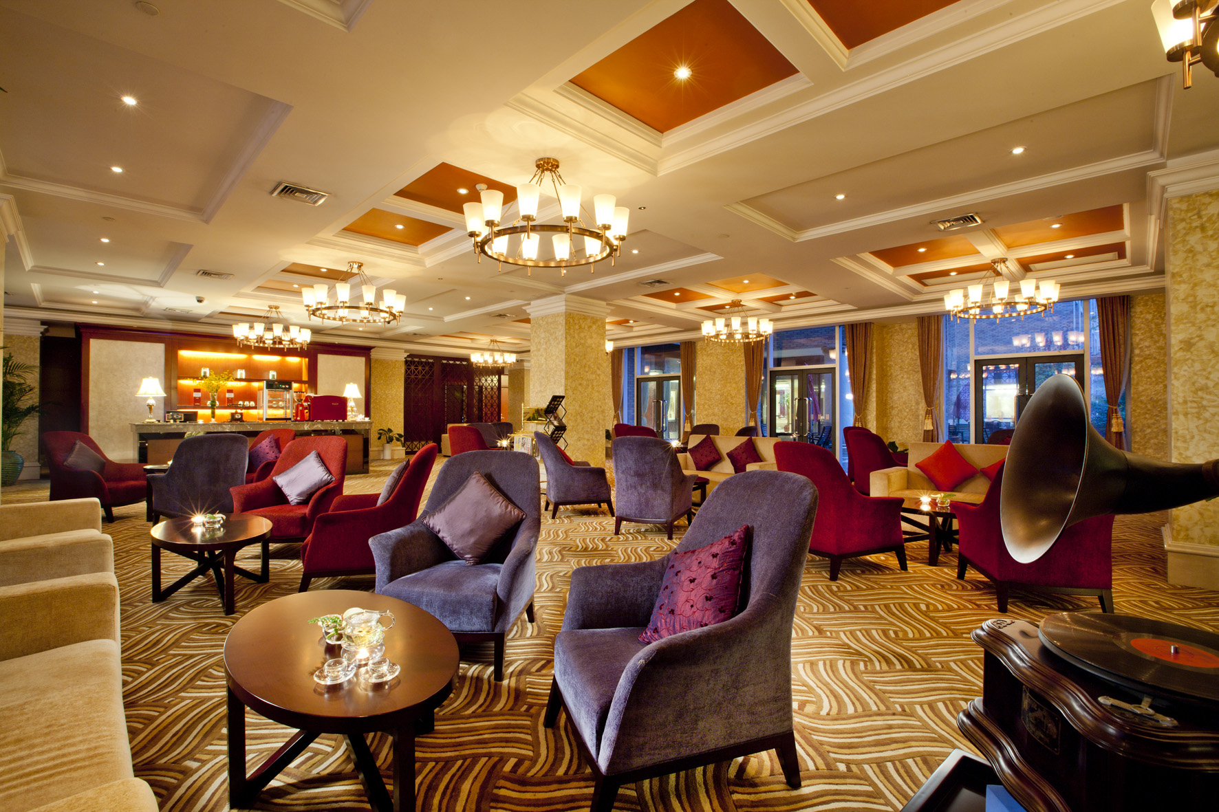 绿地御豪温泉酒店大堂吧