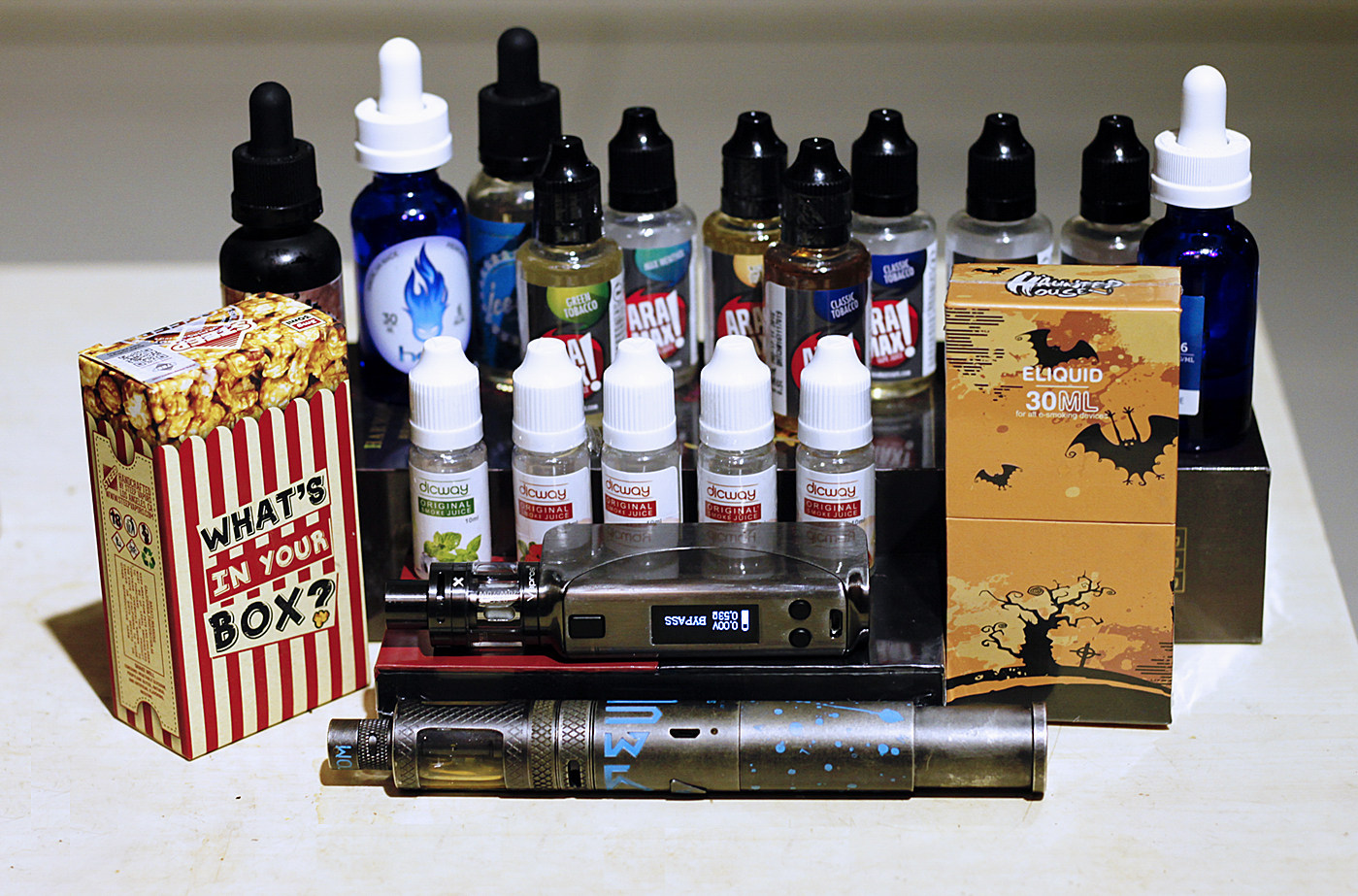 【试用评测】新款diy80电子烟大烟雾套装