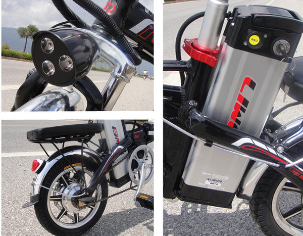 力威锂电池折叠电动车试用展示