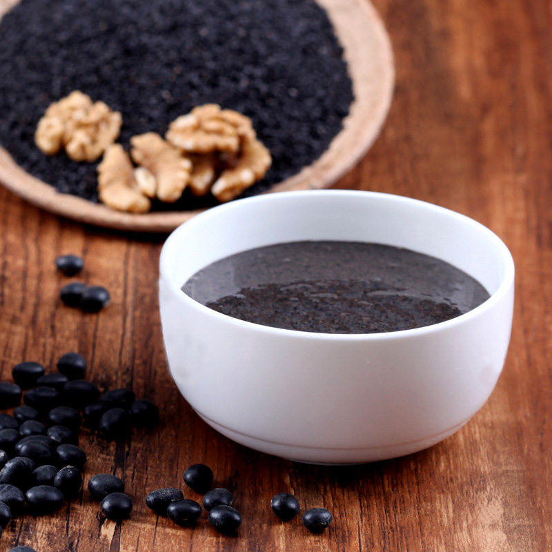 有蝉 黑芝麻粉核桃粉一现磨芝麻核桃黑豆粉五谷杂粮粉粒果旗舰店