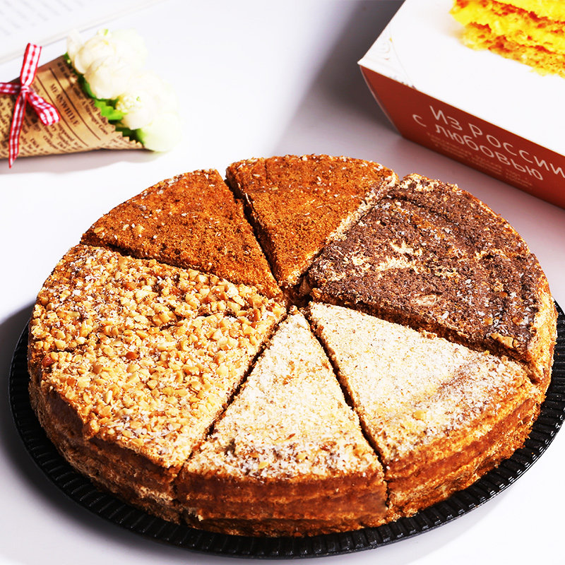 俄式提拉米苏蛋糕四种口味夹心蛋糕糕点 700g