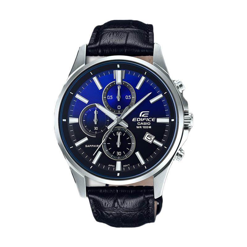 casio卡西欧efb-530蓝宝石男士商务手表