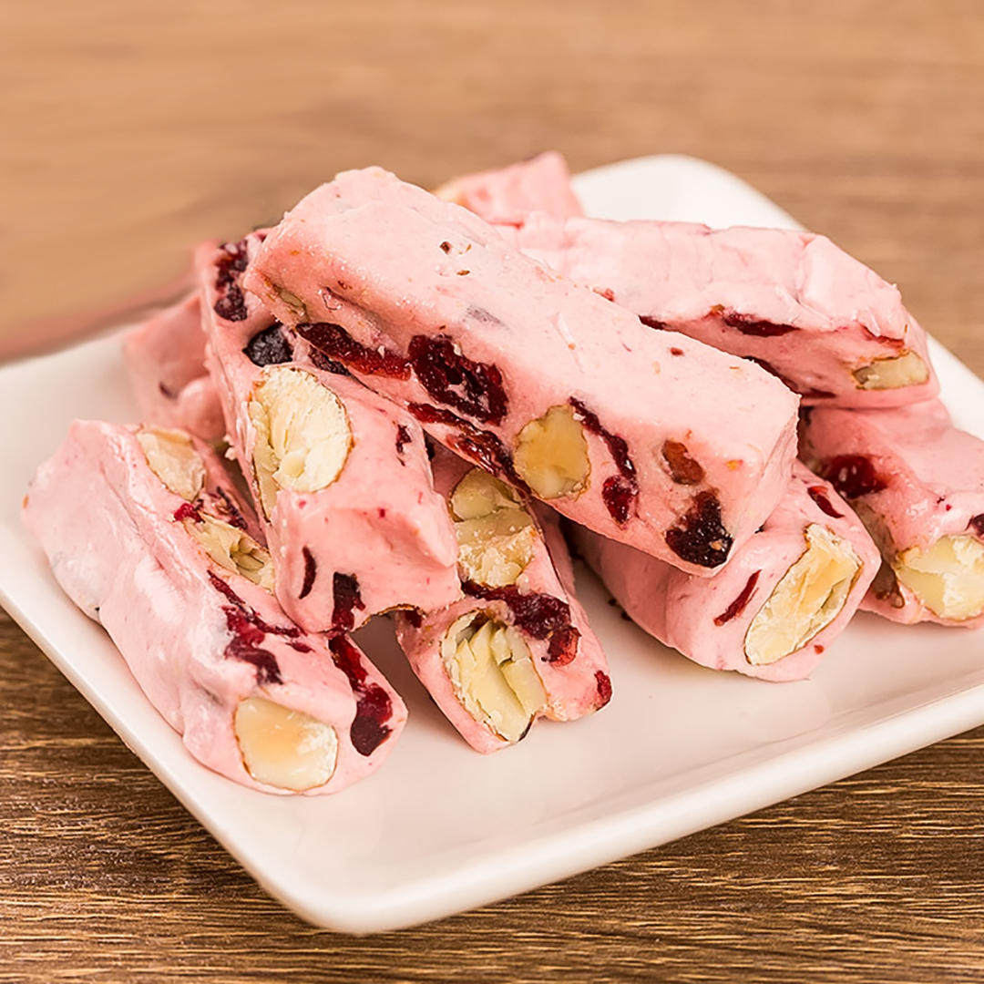 手工蔓越莓牛轧糖