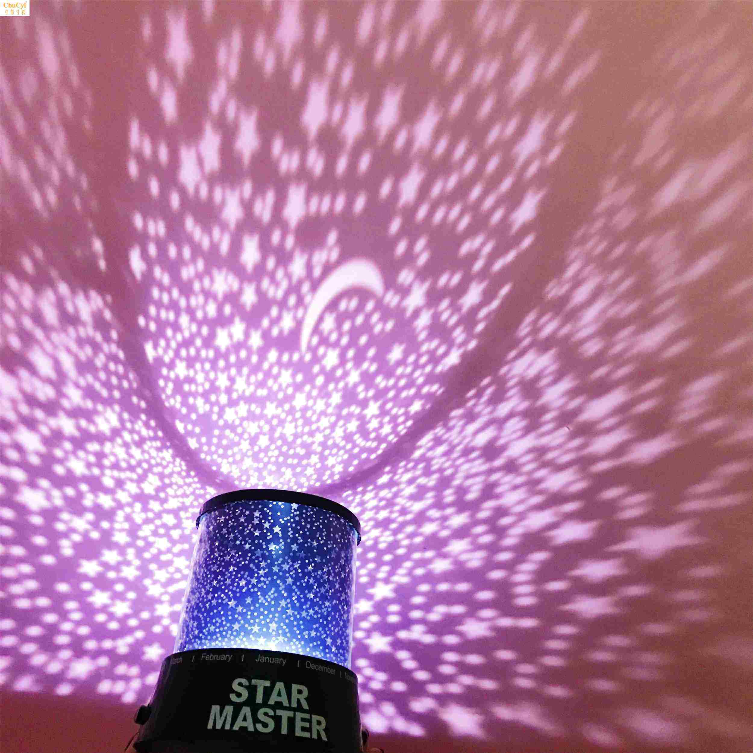 一折彩色宇宙投影灯_射灯立体led投影灯学生星星天花板疗伤系宇宙儿童