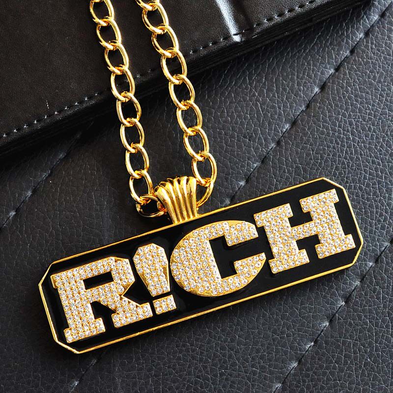 嘻哈链子 hiphop女_链子男生嘻哈项链潮人中国有嘻哈新说唱男女同款