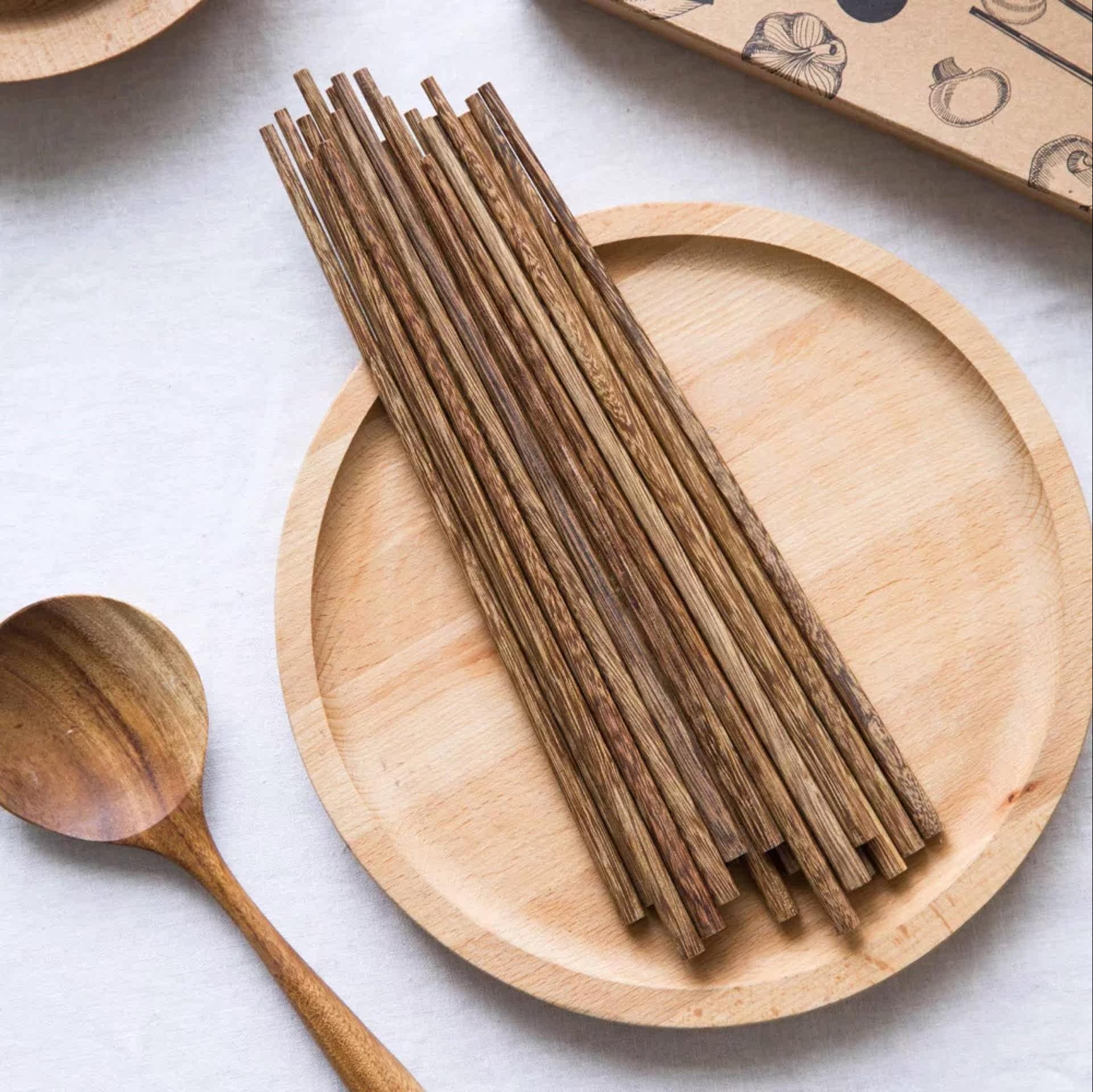 纯天然_纯天然环保日式鸡翅木筷子家用安全健康无漆无蜡实木防滑木质