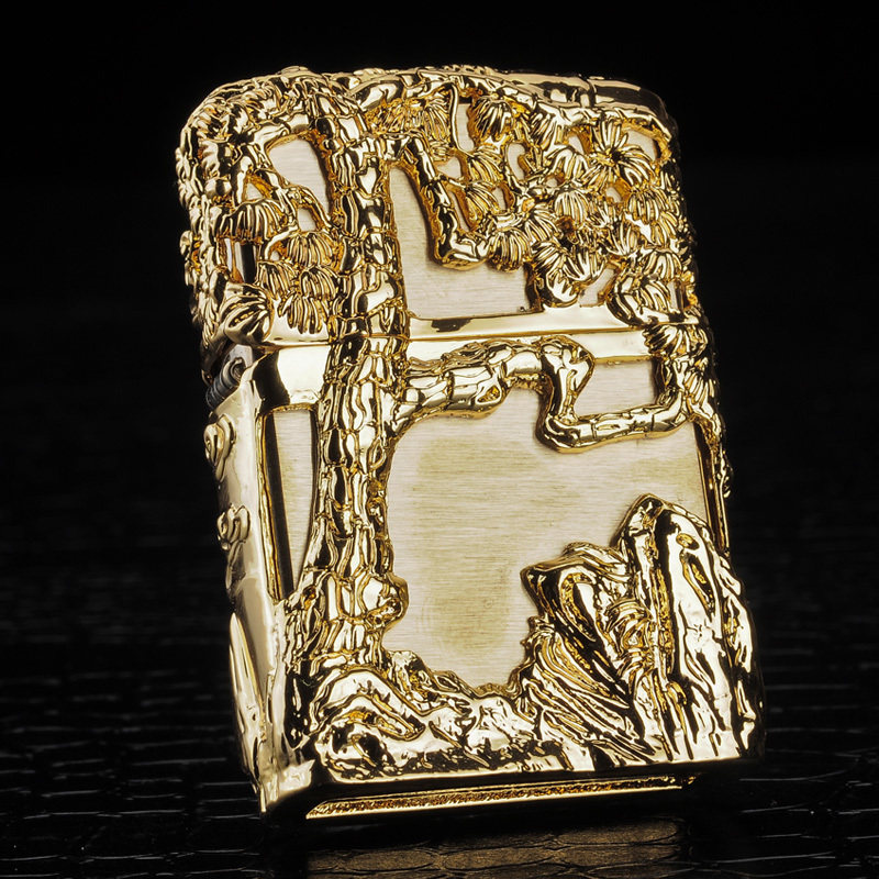 zippo限量版 盔甲_正品zippo打火机 金鹰重盔甲 zppo芝宝限量正版男士