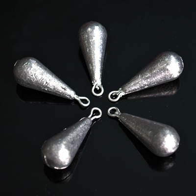 哈斯达环保水滴耐磨铅坠底钓坠20-50克海杆海竿海钓户外垂钓渔具