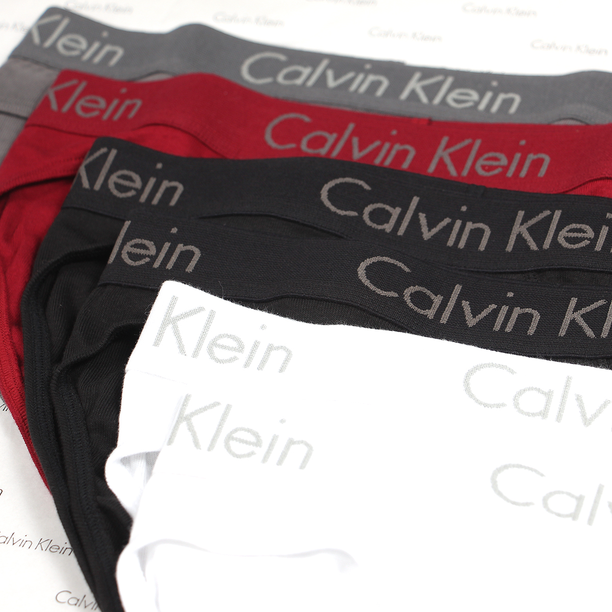 2条装纯棉ck男士三角内裤透气礼盒美国calvinklein专柜代购u1803