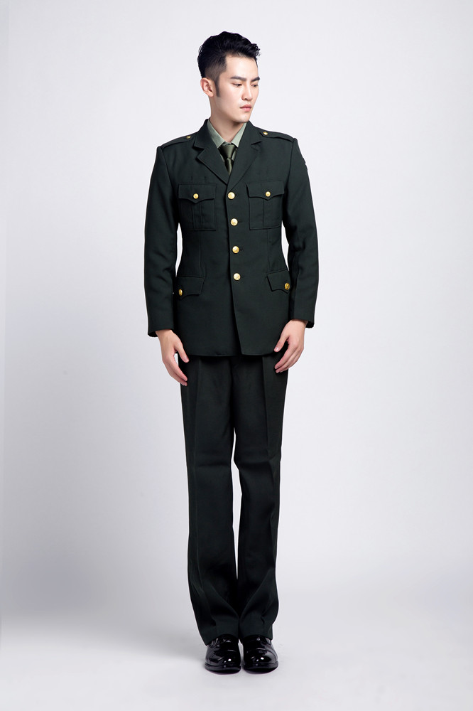 正品2016新款春秋常服 冬季常服男女式干部套装军绿消防常服套装