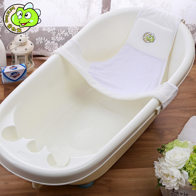 纯棉防滑浴网圆盆浴网婴儿洗澡网兜宝宝洗澡网浴网新生儿浴床浴架