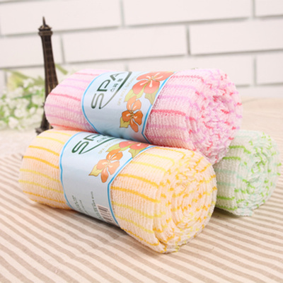 韩国进口正品 沐浴用健康澡巾拉背 长条搓澡巾 搓背不求人