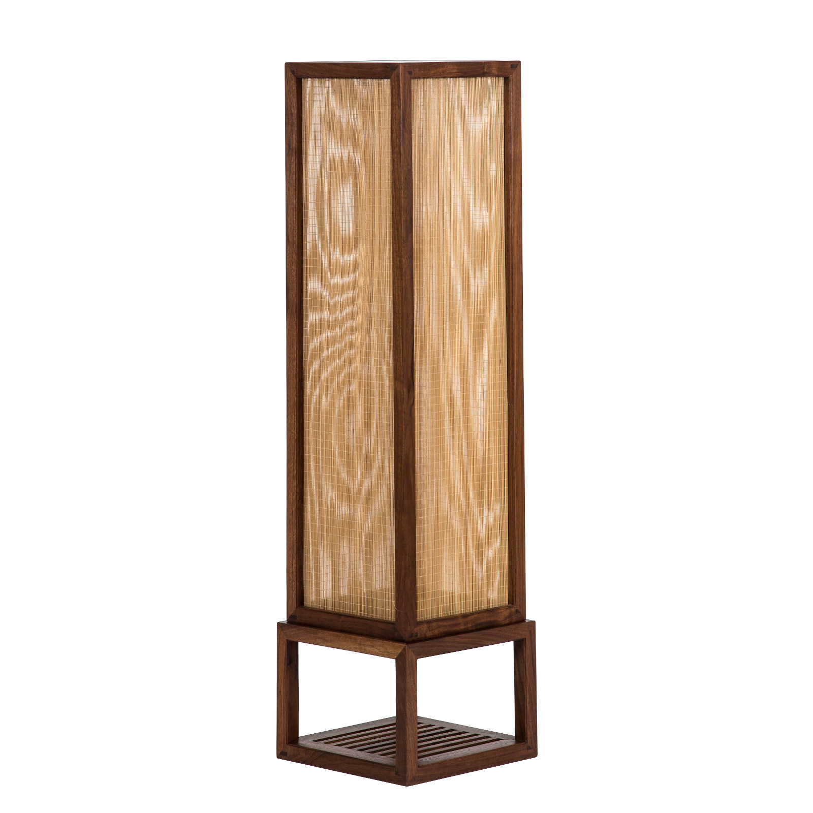 新中式实木落地灯