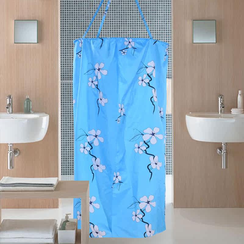 俪家宜浴室圆形洗澡浴罩防水防霉成人宝宝卫生间淋浴浴帐加厚保暖