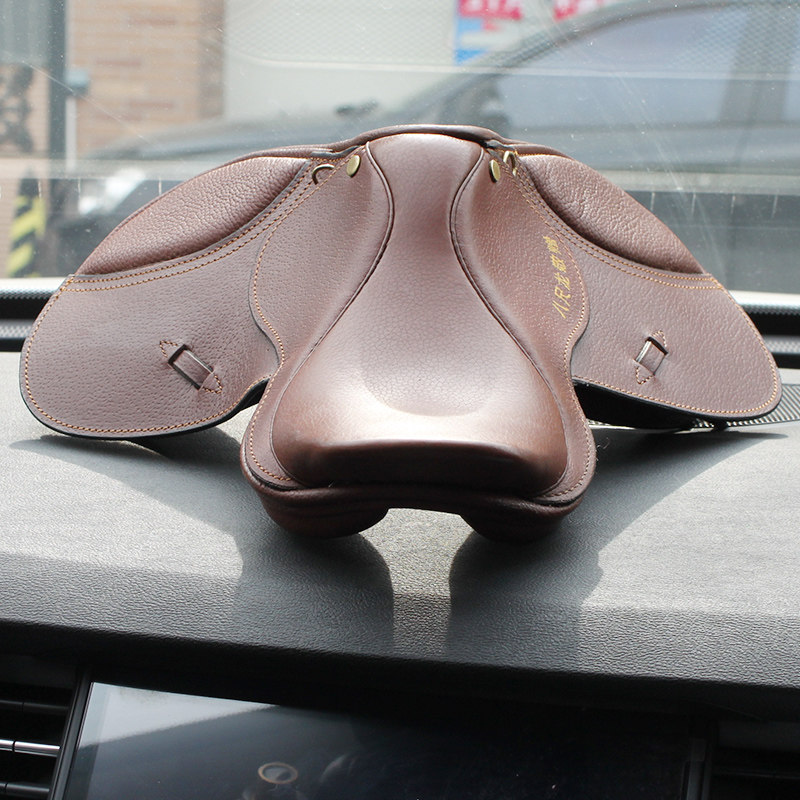 马鞍小马鞍mini马鞍装饰用马文化礼品牛皮手工制作八尺龙马具