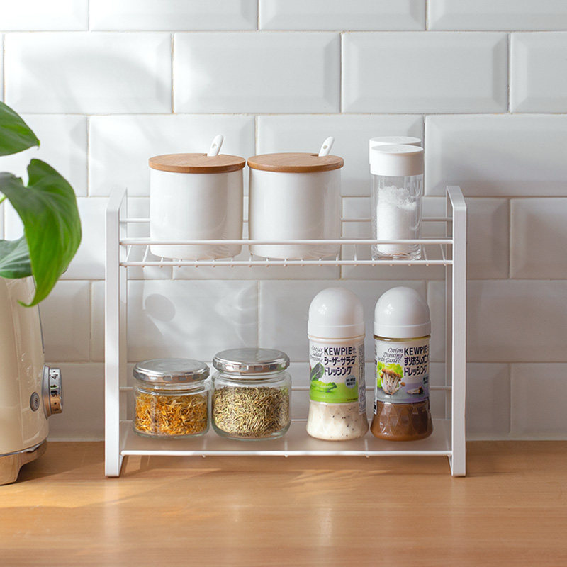 厨房置物架调味料_懒角落 厨房调料瓶佐料瓶置物架调味罐储物架收纳架