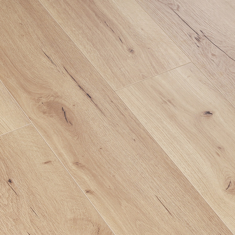 新品 北美橡木地板 浅原木色 简美欧式自然风格 哑光浮雕强化复合
