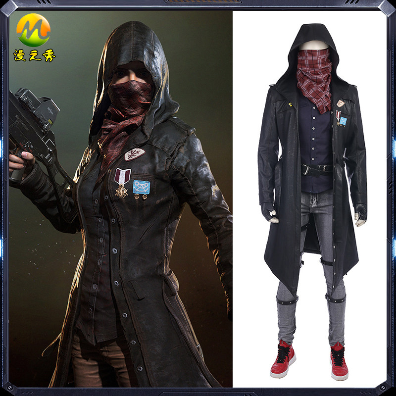 漫之秀 绝地求生cosplay服大逃杀吃鸡同款外套风衣