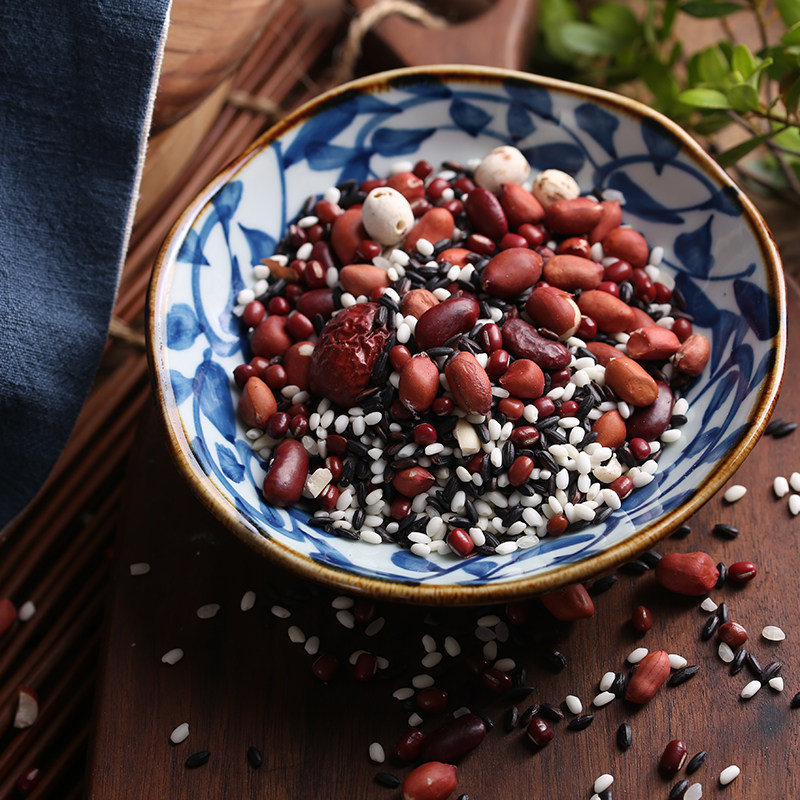 八宝粥散装紫薯小米百合莲子山药粥花生黑豆红枣黑米五谷杂粮粥米