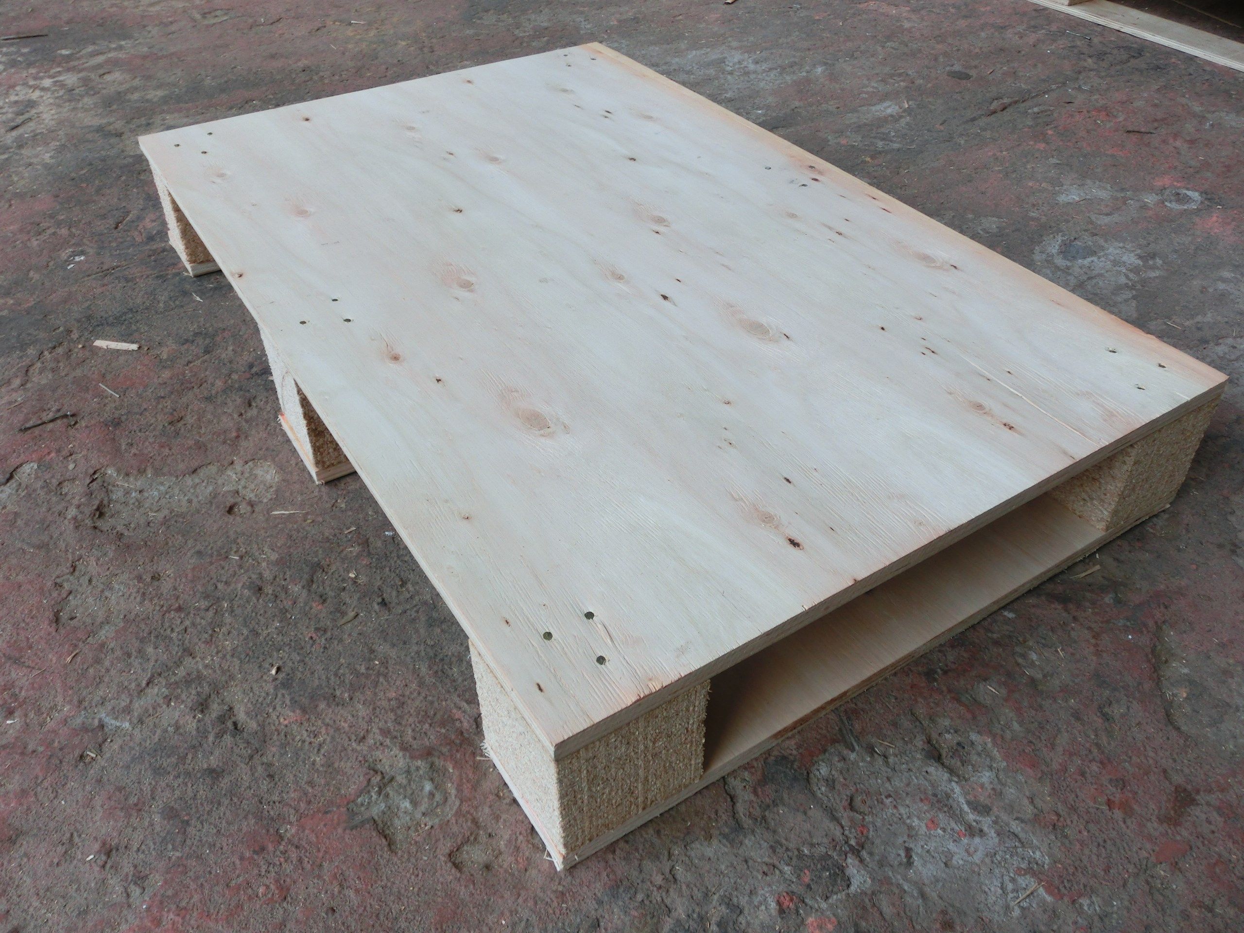 托盘 木 叉车_夹板卡板木质地台板出口木托盘免熏蒸仓库货物叉车叉板