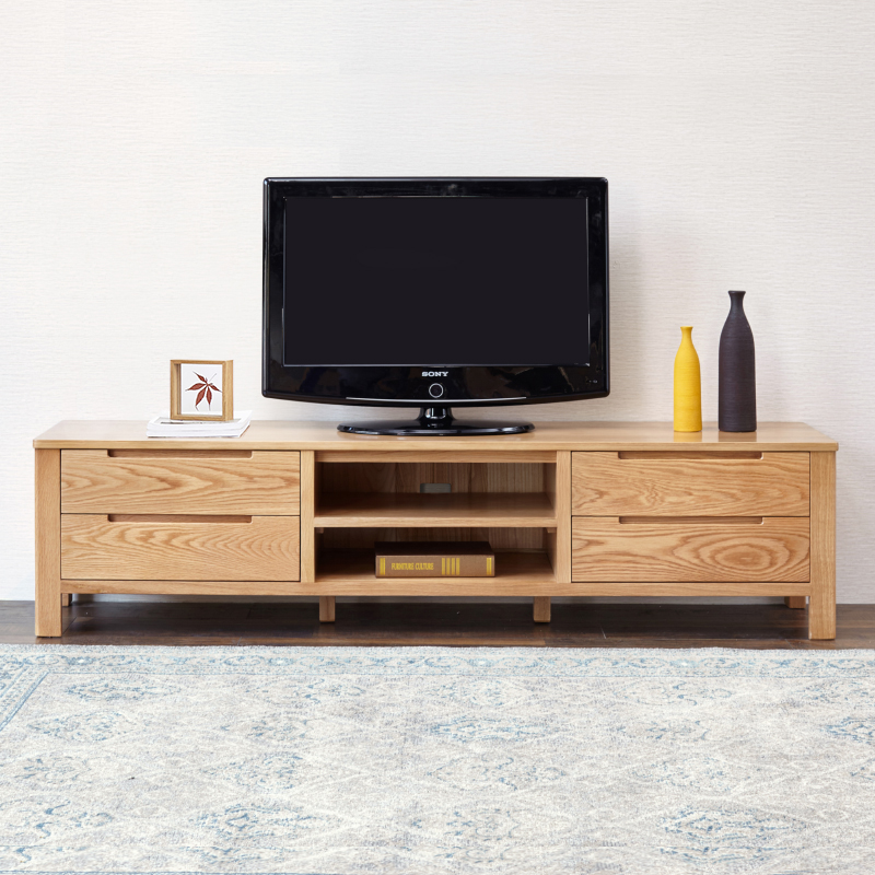 源氏木语全实木电视柜y2832