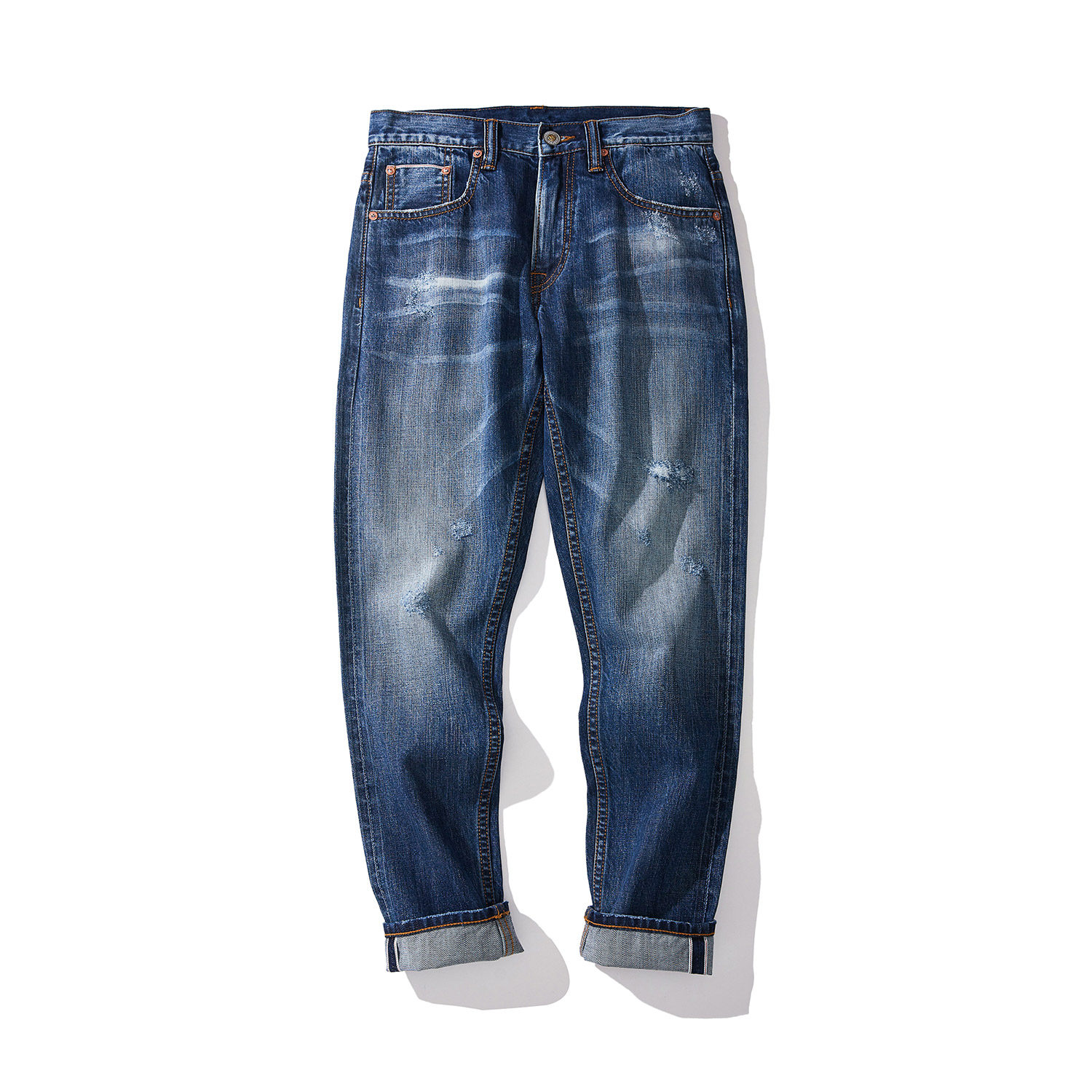 男牛仔裤冬季潮2017新款 修身型