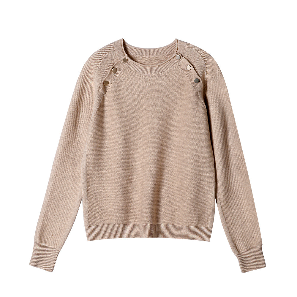 宽松显瘦羊绒羊毛衣