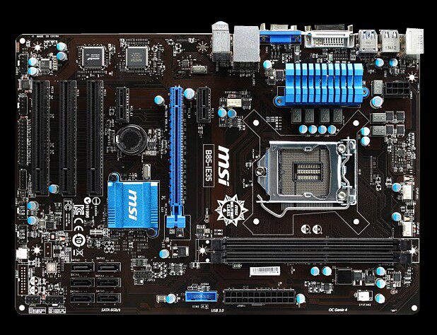 一折华硕主板cpu套装二手_超新msi/微星 b85 ie35 全固态b85大板 1150