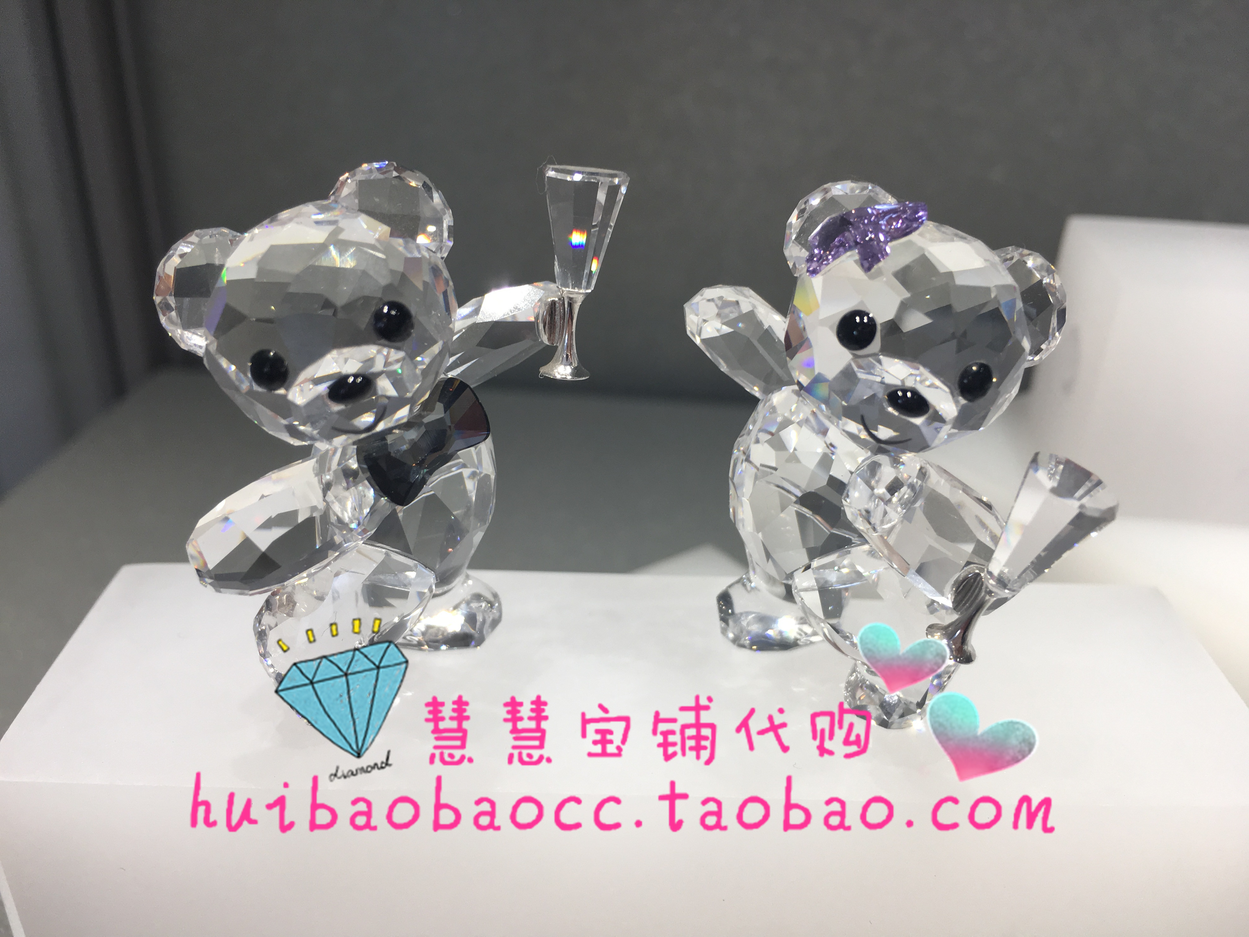 施华洛世奇小熊_代购专柜正品 swarovski施华洛世奇kris小熊水晶摆件