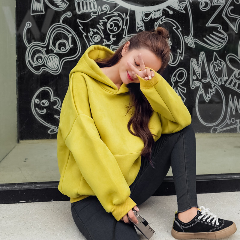 短款卫衣女冬 百搭