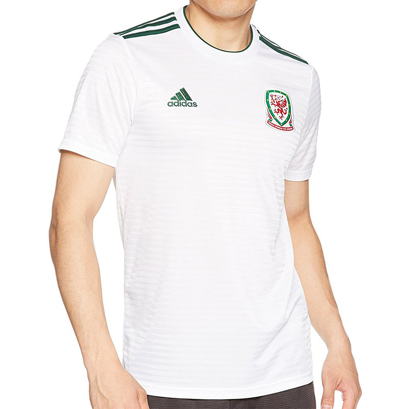 阿迪达斯 2018世界杯 红龙威尔士 客场短袖 贝尔球衣 bp9989