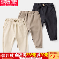 男童裤子春季2019新款童装小童韩版长裤宝宝休闲裤儿童春装运动裤