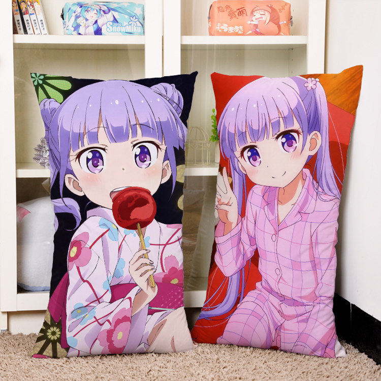 new game 凉风青叶 八神光 远山伦 动漫枕头长方形 半身抱枕 靠枕