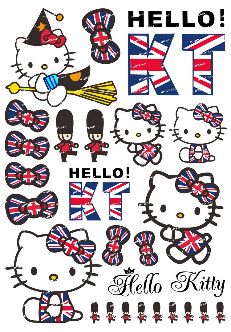 hello kitty贴纸大