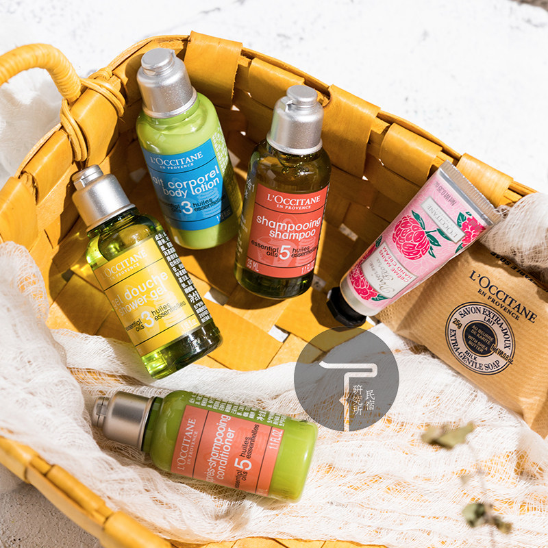 欧舒丹沐浴露套装_欧舒丹草本旅行洗护套装 民宿酒店客栈35ml洗发水