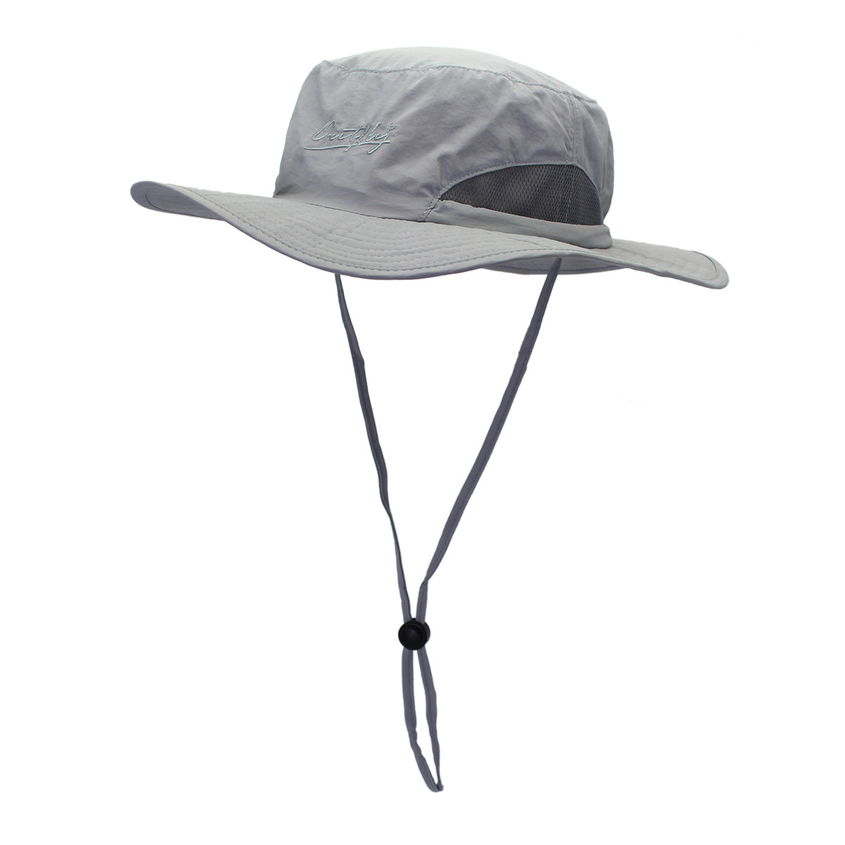 夏遮阳户外渔夫帽 椭圆边网眼太阳帽男士帽子速干防紫外线大沿帽