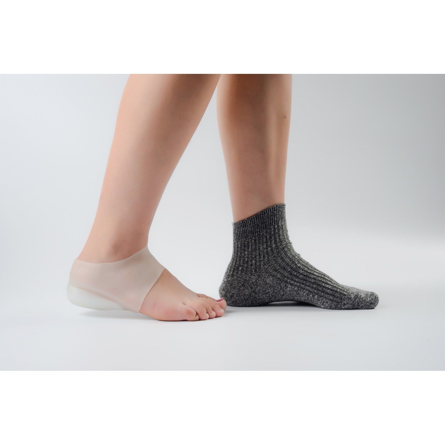 袜内隐形增高鞋垫硅胶