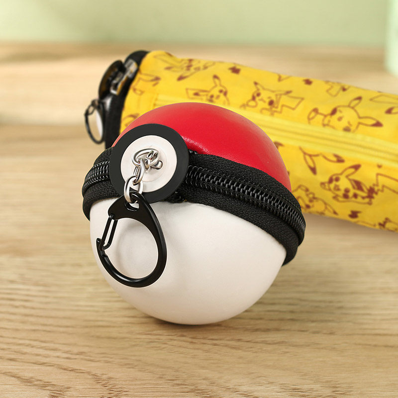 口袋妖怪笔袋动漫周边皮卡丘神奇宝贝精灵球购物袋文具盒二次元