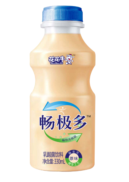 益生菌酸奶饮料 瓶装_花花牛益生元原味畅极多酸奶饮品乳酸菌饮料褐变