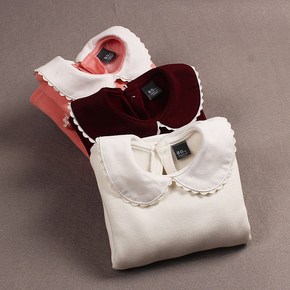 加厚打底衫娃娃领