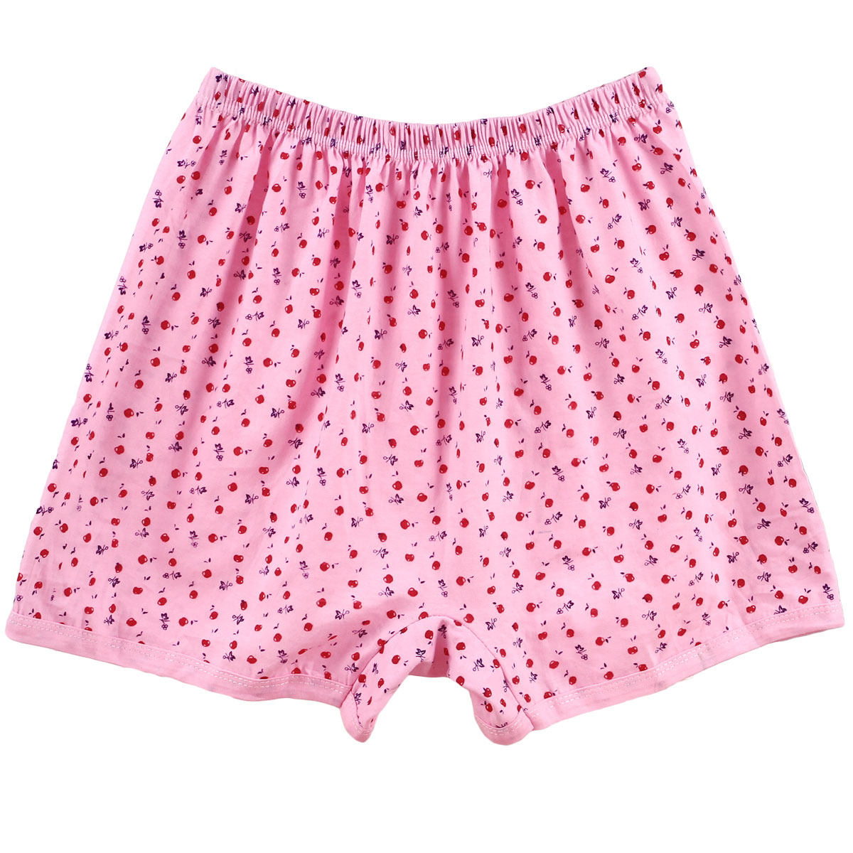 纯棉夏薄款透气四角爸爸妈妈内裤中老年男女士平角全棉宽松裤头衩