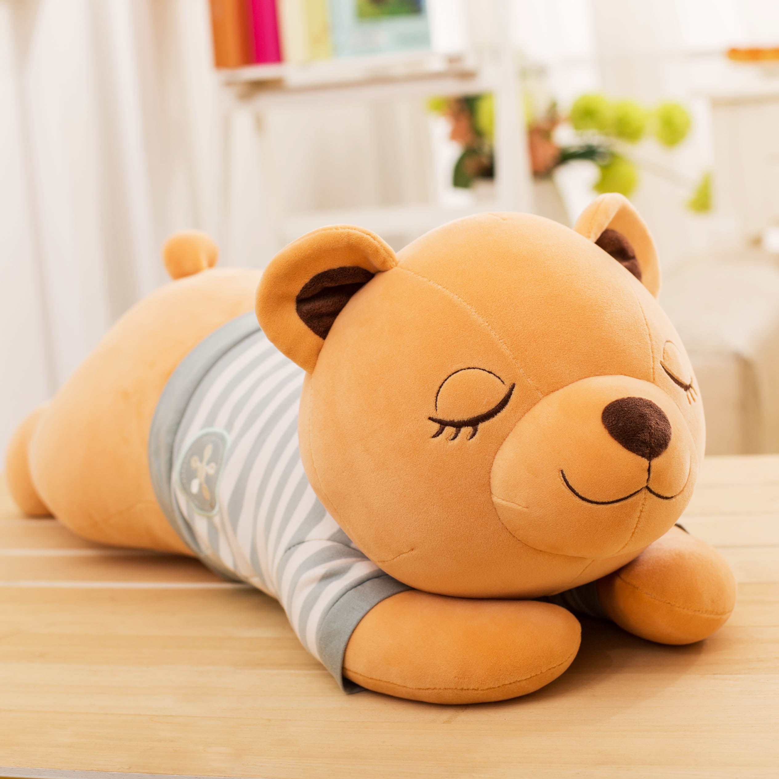 趴趴熊毛绒玩具睡觉长条抱枕头可爱公仔娃娃