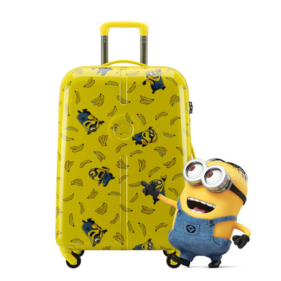 delsey法国大使拉杆旅行箱24寸小黄人箱子万向轮男女行李箱