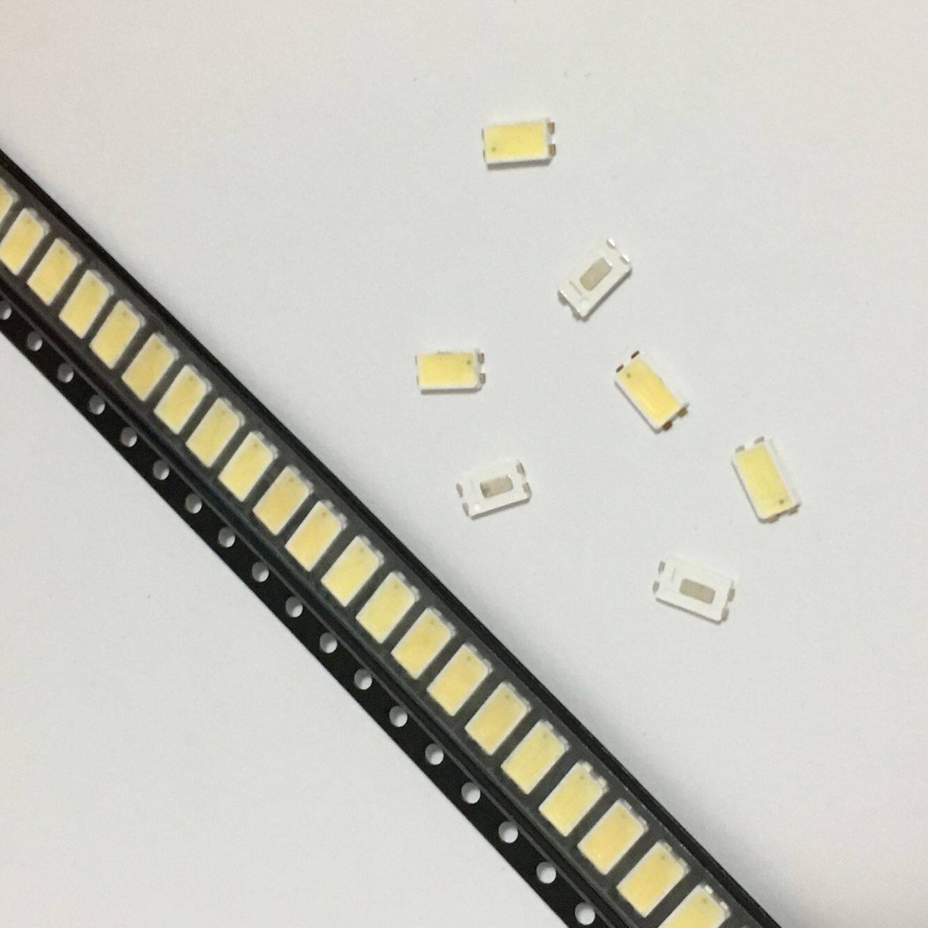 高亮led贴片灯珠smt aot 3030 发光二极管 维修电视机tv专用 6v