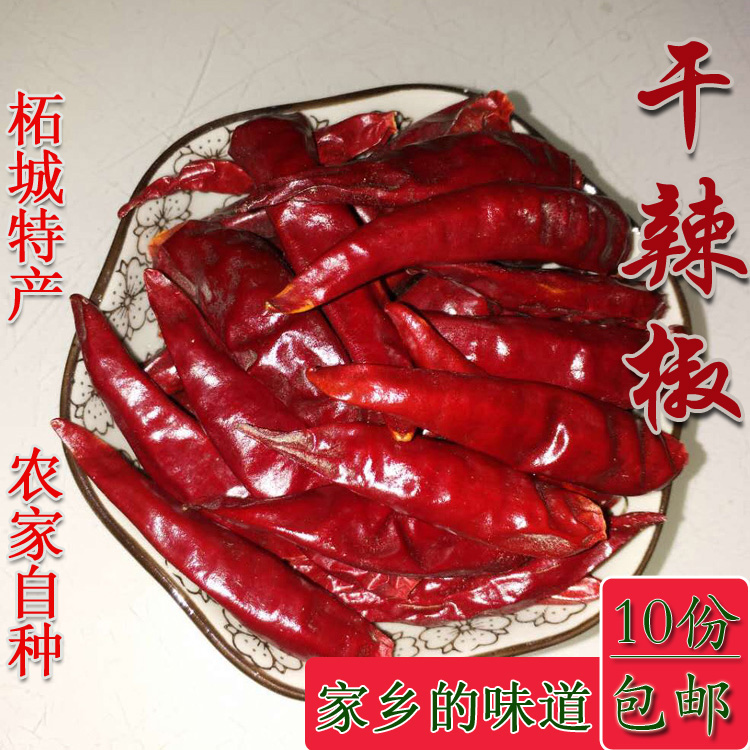 17新品农家自种干辣椒50g香辣型三樱朝天椒河南柘城特产十份包邮