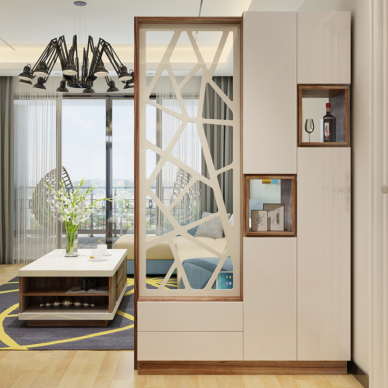 活仕现酒柜 现代简约隔断柜双面屏风门厅柜间厅