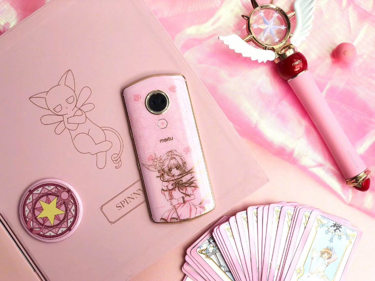 meitu/美图 t9 美少女战士限量版手机新款魔卡少女樱百变小樱哆啦