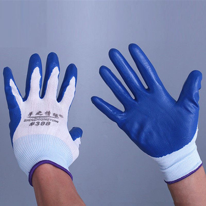 劳保手套 耐磨 带胶大额优惠券