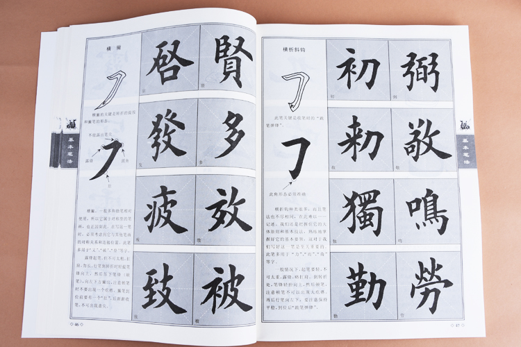 赠视频教程!毛笔字帖 欧体楷书初学者入门成人临摹 学生技法教材