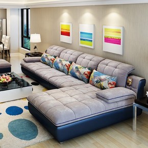 布艺沙发组合可拆洗